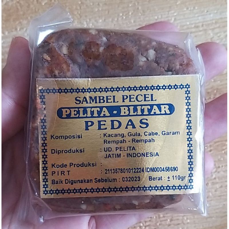 Bumbu Pecel Merk Pelita Blitar (60 gram) / Sambal Pecel / Bumbu Kacang / Bumbu Sate