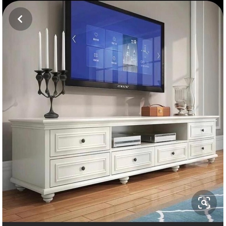 Bufet Tv Minimalis Duco Putih