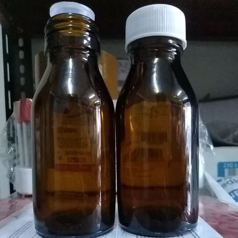 Botol coklat Obat sirup||Botol cairan100ml