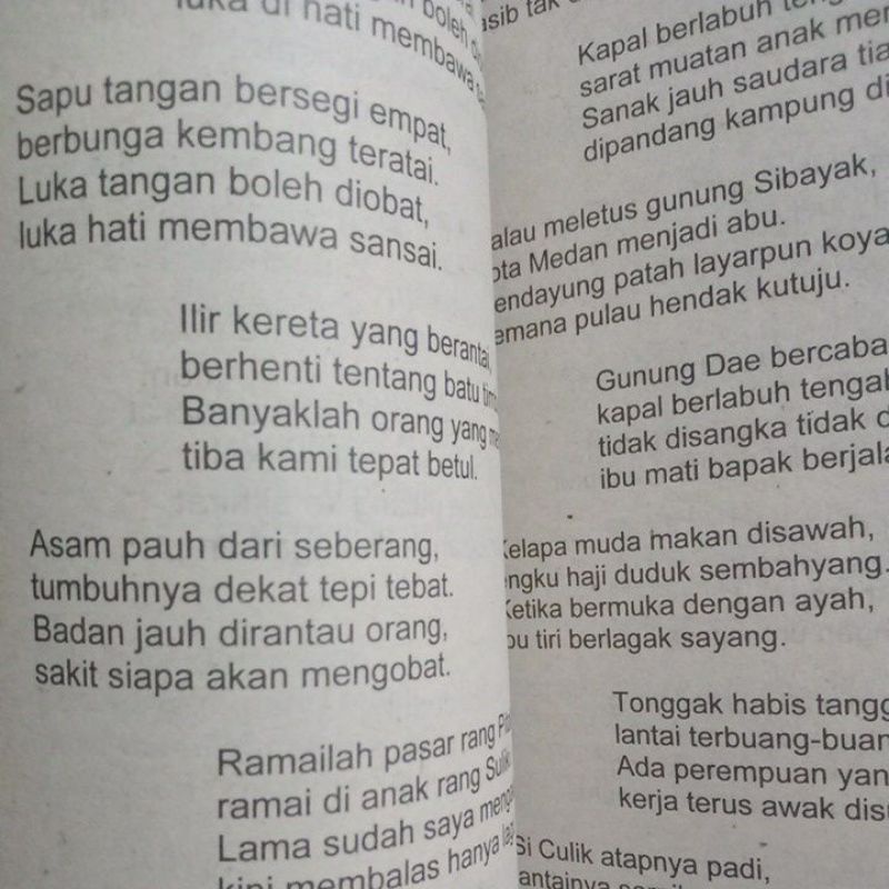 Buku Pantun Dan Syair Puisi Asli Anak Negeri Untuk Pelajar Mahasiswa dan Umum