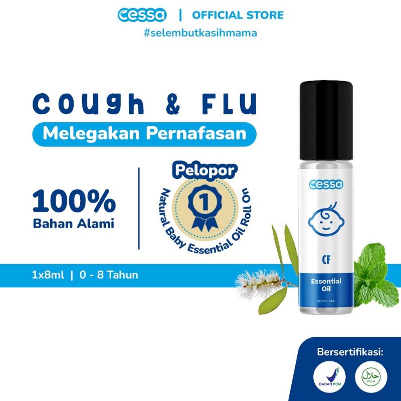 0Cessa Cessa Cough & Flu Essential oil biru