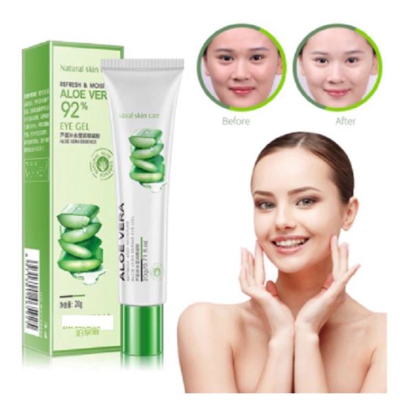 Aloevera Eye Lift Gel Penghilang Kerutan Kantung Mata Panda Keriput 20g