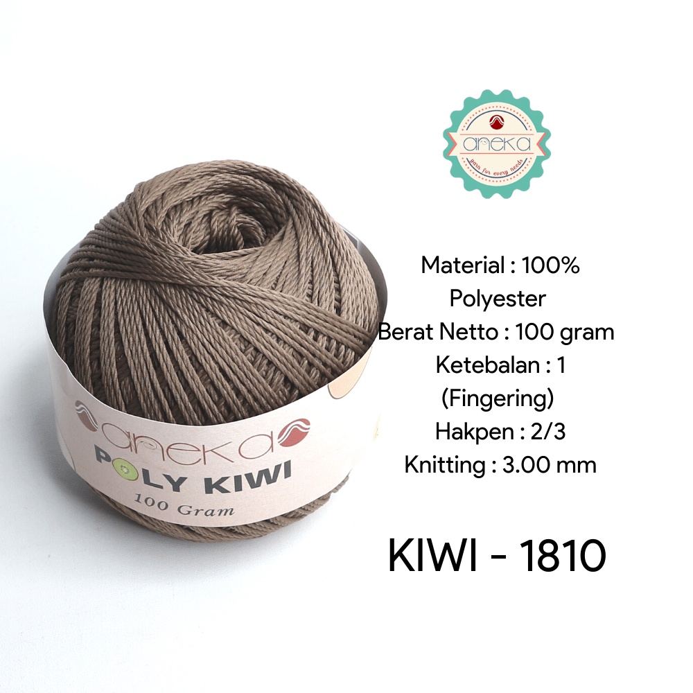 Benang Rajut Poli / Poly Kiwi Yarn - PREMIUM - 1810