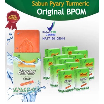 Jual SABUN ARAB PYARY TURMERIC SABUN KUNYIT 100% ORIGINAL BPOM | Sabun Arab Original | sabun Pyary BPOM