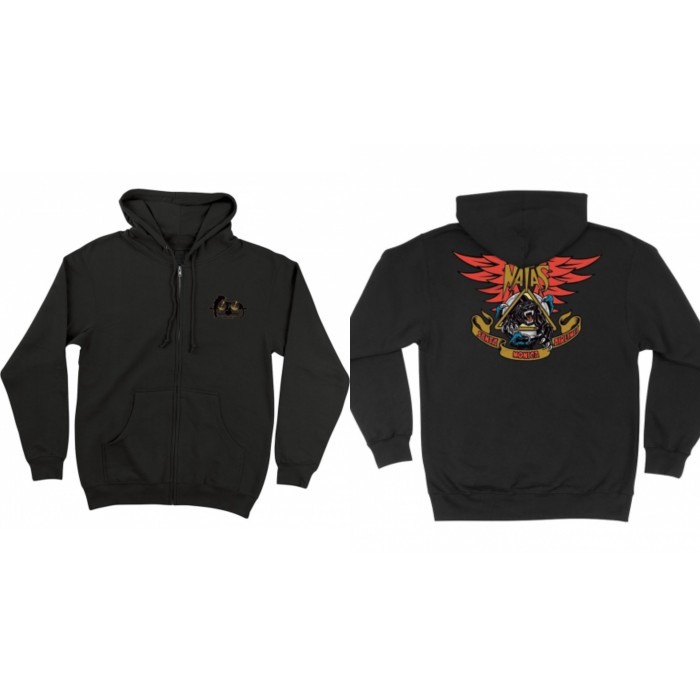 Santa Cruz Natas Panther Black Hoodie