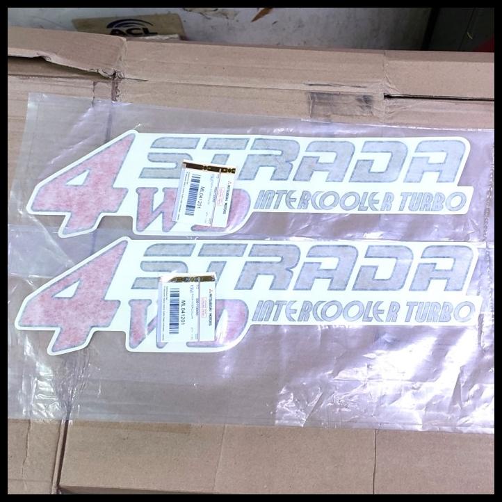 Terbaru!! Sticker Stiker Strada 4Wd Intercooler Turbo L200