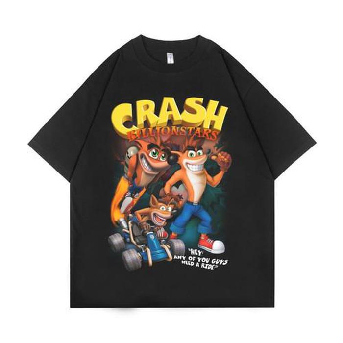 TSHIRT | OVERSIZE | CRASH BANDICOT | BILLIONSTARS| GAME_hf1918