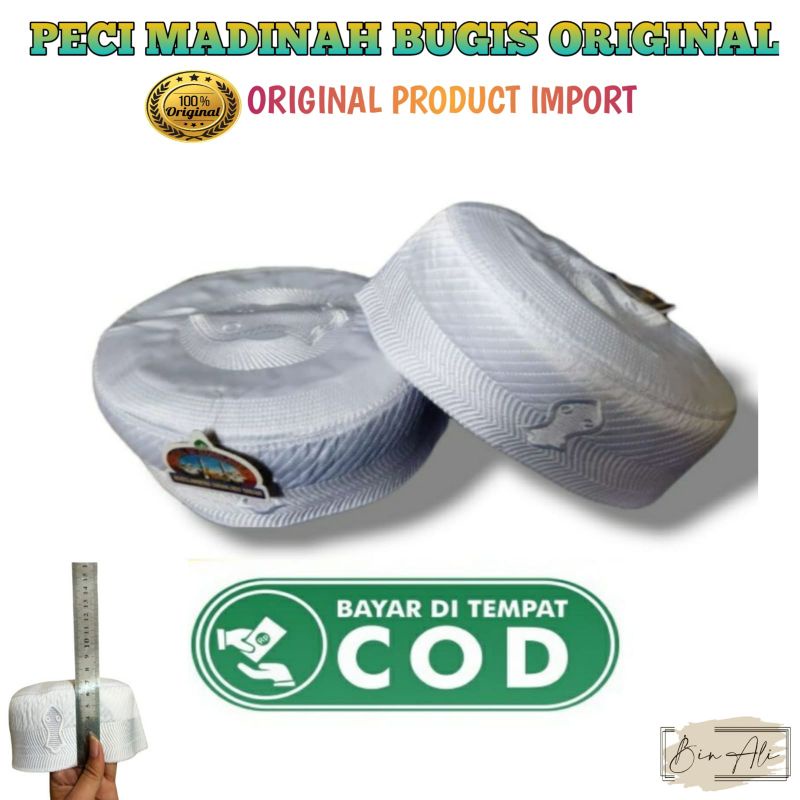 Peci Madinah Bugis Original Bangladesh Cup
