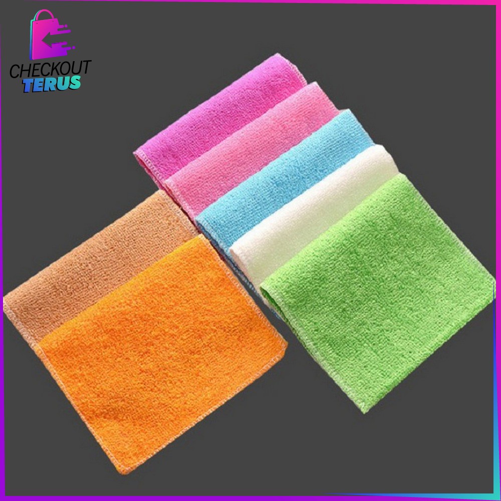 CT C100 Kain Lap Microfiber Kain Handuk Towel Kain Lap Dapur Serbaguna Kain Lap Piring Kain Lap Serbet