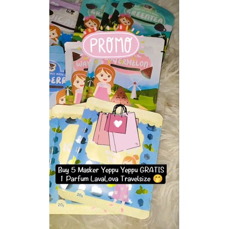 SALE  MASKER Yeppu Yeppu by kiyowo buy 5 get 1 farfum lavalova