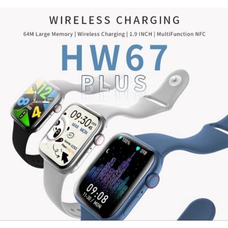 Smartwatch HW67 plus Arloji pintar Jam tangan pintar HW 67 plus Smart Watch