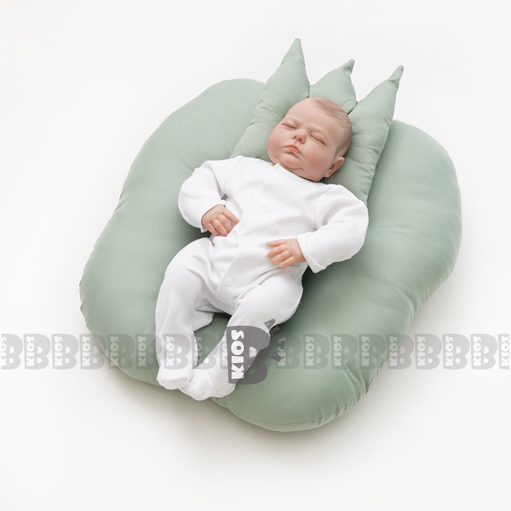 KASUR BAYI MULTIFUNGSI SOFA BAYI + FREE BANTAL PEYANG MAHKOTA / BABY LOUNGER FREE CROWN PILLOW