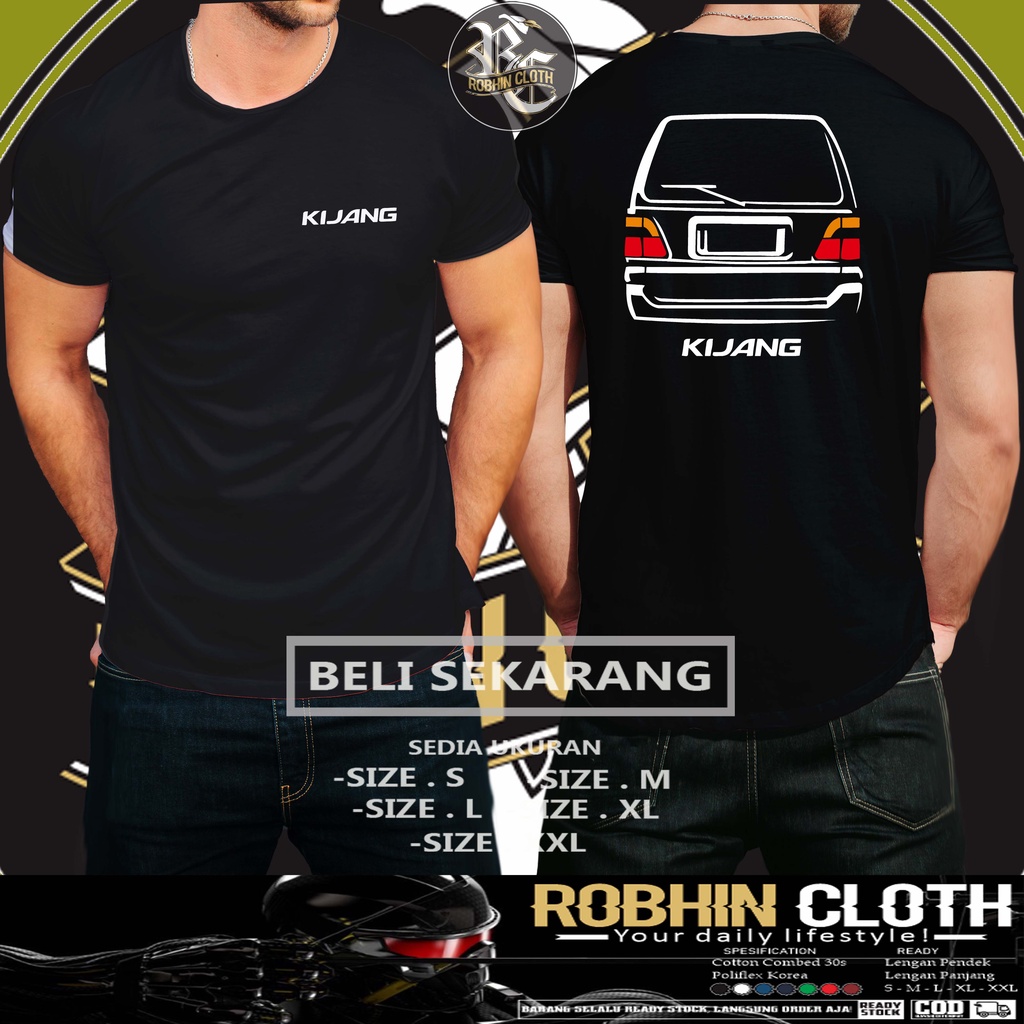 Kaos Baju Mobil Toyota Kijang Kapsul LGX Rear Kaos otomotif