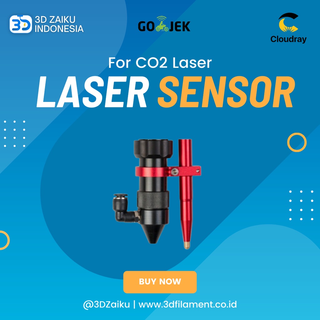 ZKLabs CO2 Laser Auto Focus Sensor untuk Leveling Tinggi Otomatis