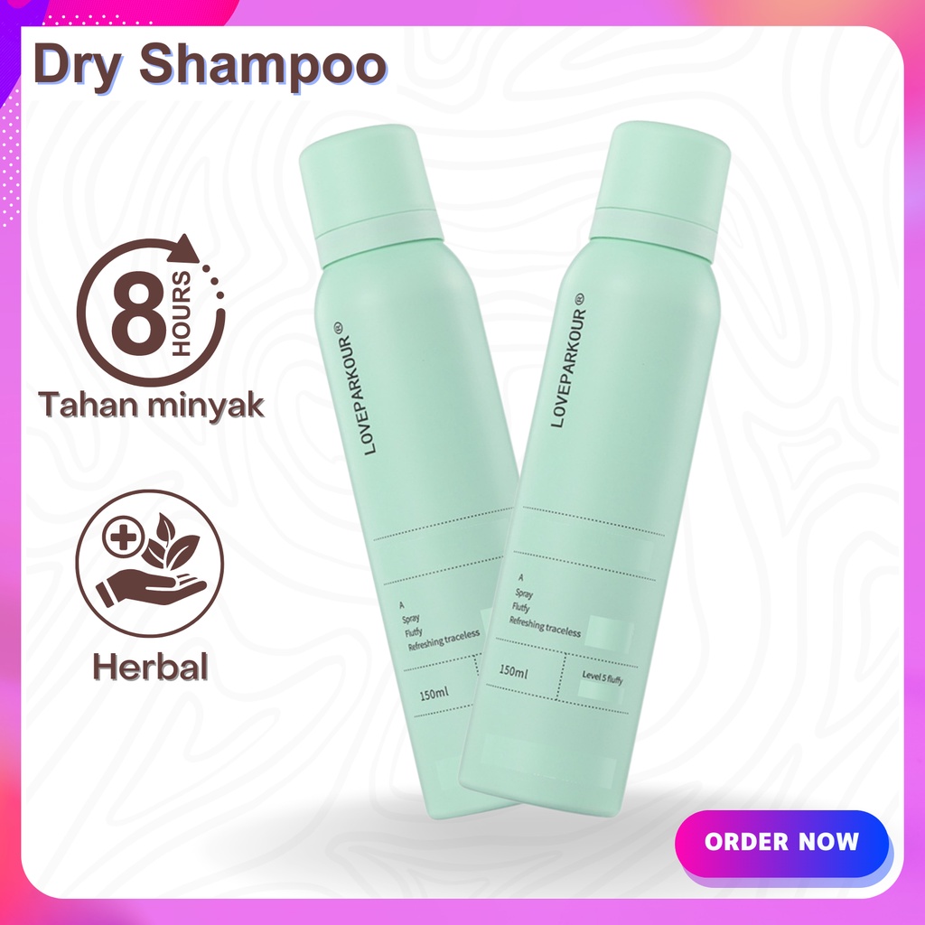 Dry Shampoo 150 ML Semprotan Rambut Kering Untuk Mengembangkan Rambut Minyak Rambut Kontrol Rambut Berminyak