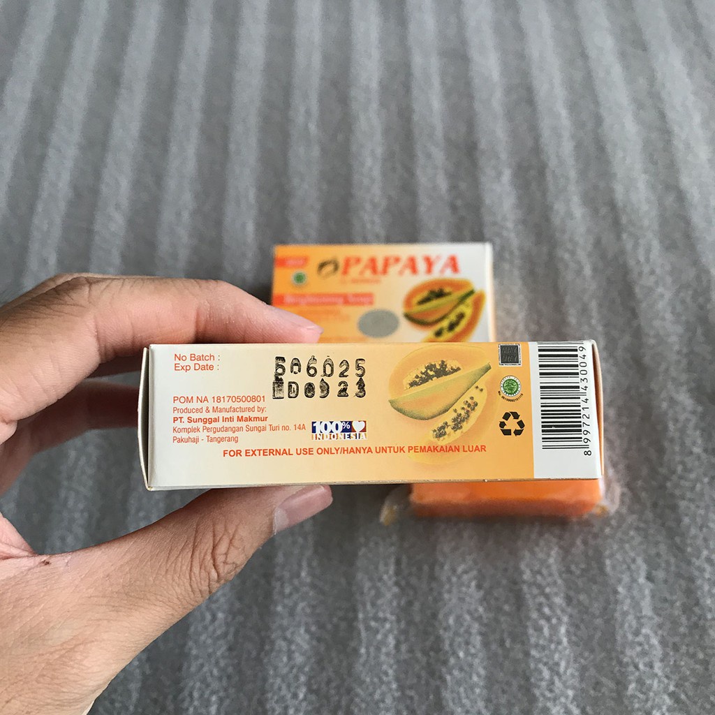 ❤ PAMELA ❤Sabun Papaya Mamaya Brightening Soap BPOM 70 Gram