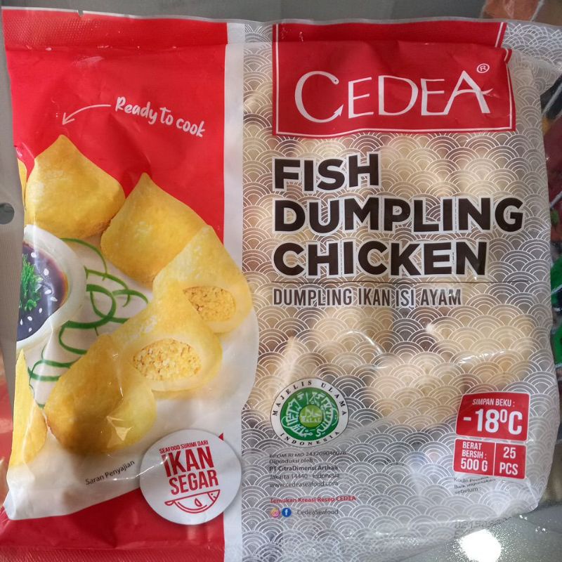 

FAFAFROZEN - CEDEA Fish Dumpling Chicken 500 gram