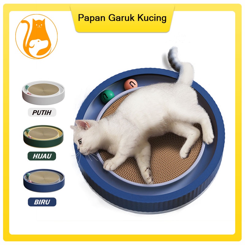 Hugopet Papan Garuk Kucing Cat Scratcher Board Tempat Tidur Kucing Mainan Kucing