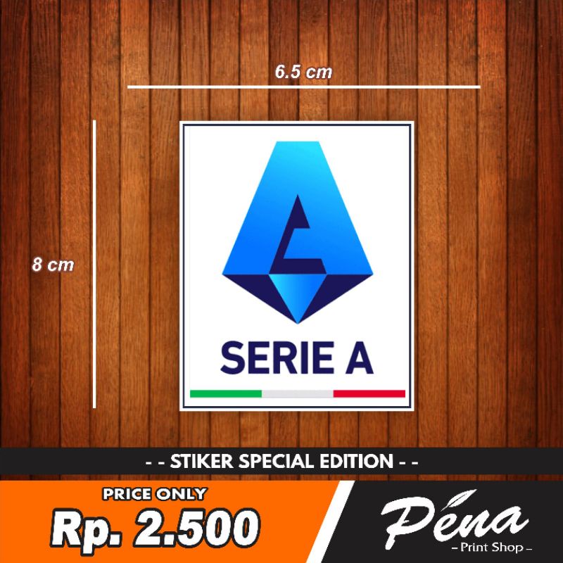 

Sticker Stiker Serie A Liga Italia Awet Tahan Air