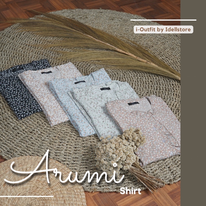 Arumi Narumi shirt Florsit Pattern by idellstore • Kemeja Bunga Ala korea