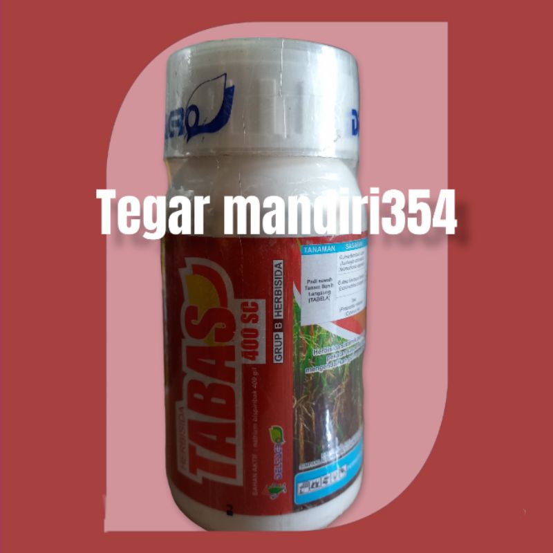 HERBISIDA UNTUK PADI TABAS 400SC 200ML / pembasmi gulma padi tabas 200ml Herbisida Tabas 200ml herbi