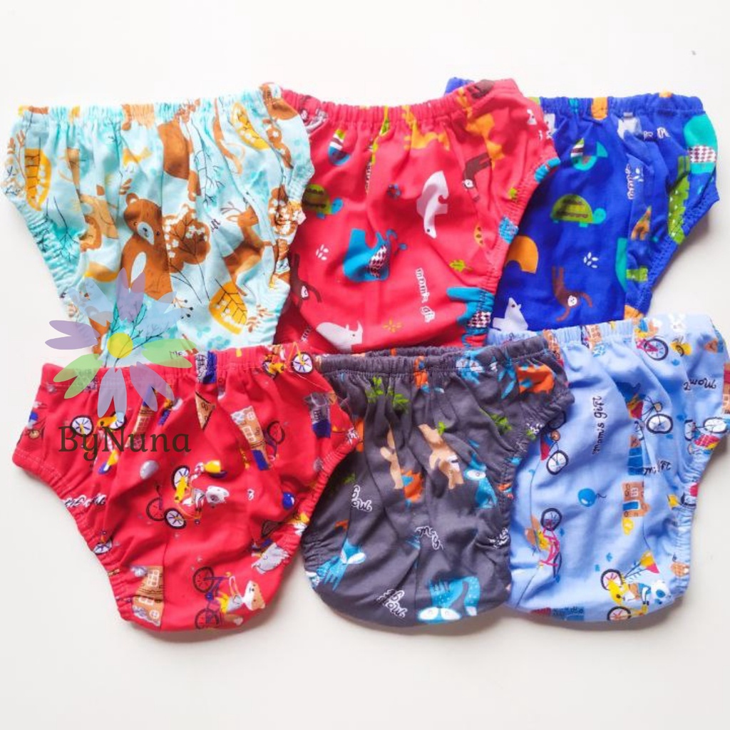 ECER CD CELANA DALAM ANAK PEREMPUAN MURAH 0 1 2 3 4 5 6 7 8 TAHUN COWOK LAKI LAKI MOMS GIFT VELVET