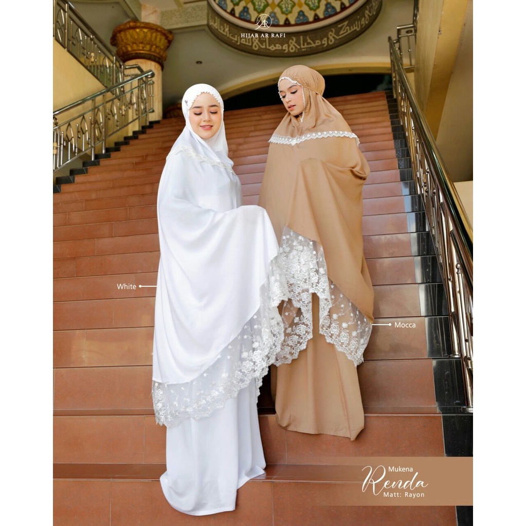 Mukena Renda Terbaru | Mukena by ARRAFI | Mukena Rayon Polos