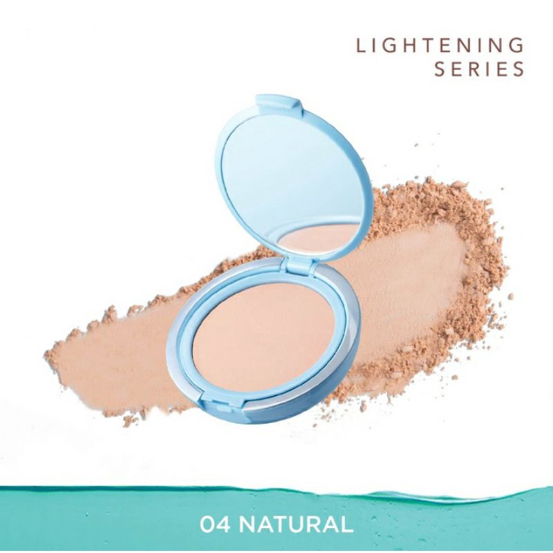 Bedak Wardah Lightening powder foundation light feel 12g