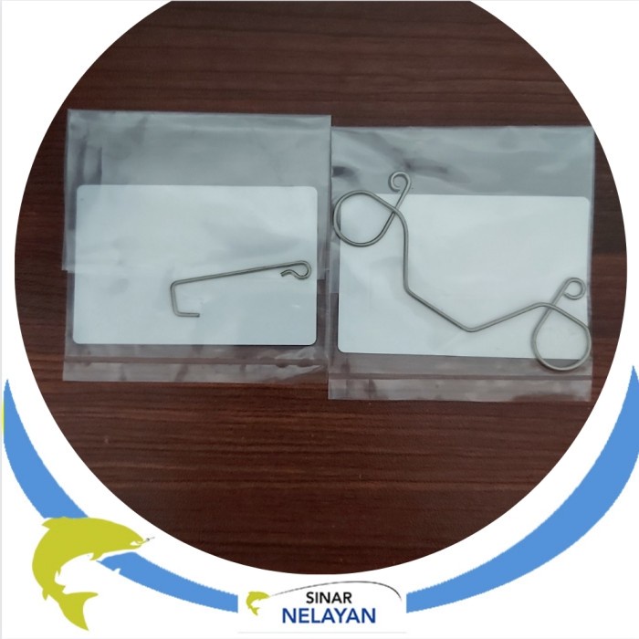 Return spring 1 set ratchet guide A&B mesin tempel Tohatsu 18pk. Asli