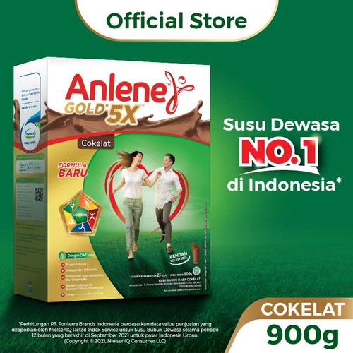 

Susu Anlene Gold 5X 900g Original Coklat