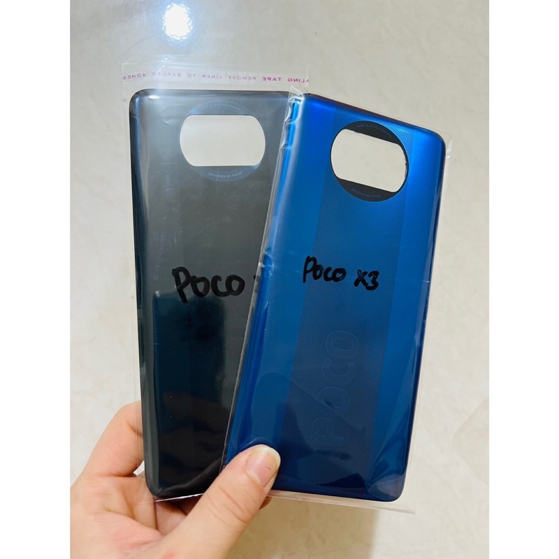 Backdor / tutup belakang pocophone x3 / poco x3 / x3 pro original