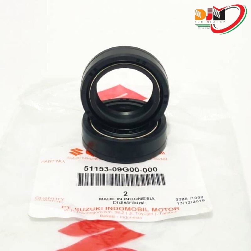 Seal Shock Depan Suzuki Spin Skywave SkyDrive Hayate 51153-09G00-000 Original SGP 2pc