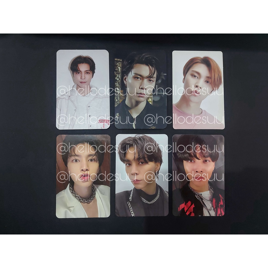 photocard pc johnny pb dvd seoul,  the castle, 1st anniv pout, selca fortune scratch the link, md ea