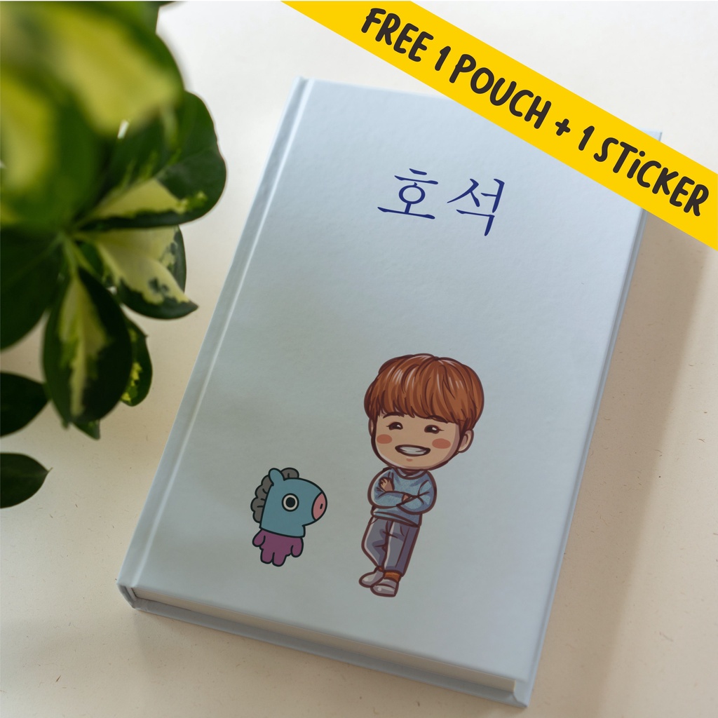

Notebook Agenda, Polos dan dotted Mang JHope BTS