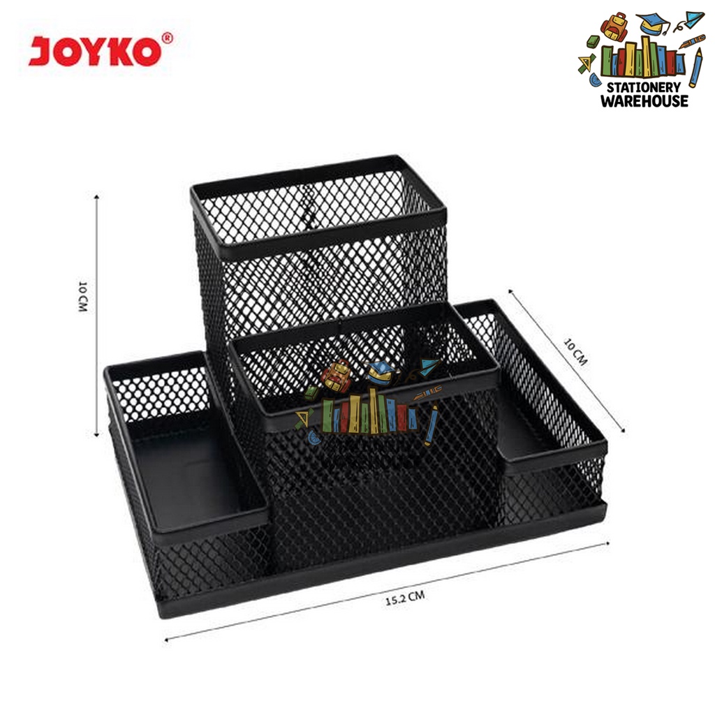 

Desk Set Ds-19 / Pen Holder / Tempat Alat Tulis Jaring Jala Joyko
