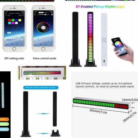 Audio Spectrum indicator bar LED RGB