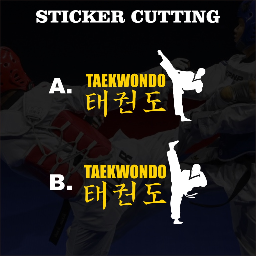 STICKER CUTTING TAEKWONDO