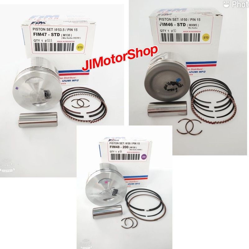 SEHER PISTON FIM MIO FINO KARBU NUOVO PIN 15 50.5 51 52 53.5 54 54.5 55 57 57.5 58 58.5 59