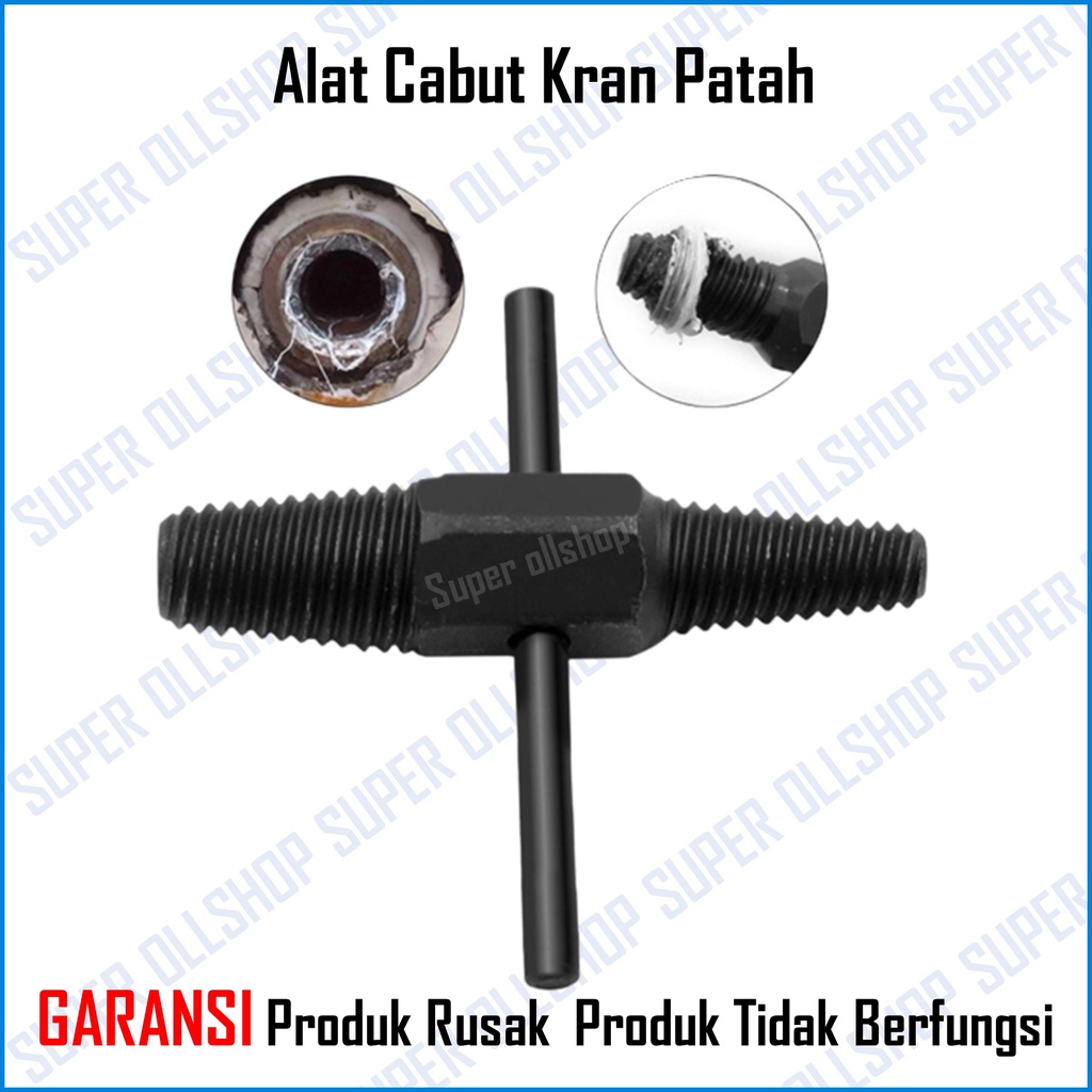 Alat Buka Kran Keran Air Patah 1/2 Tap Balik Pembuka Baut Patah 3/4 / Pipe Screw Extractor Alat Pembuka Baut Rusak Patah Kran Untuk 1/2&quot; 3/4&quot; Alat Cabut Pipa Broken Pipe