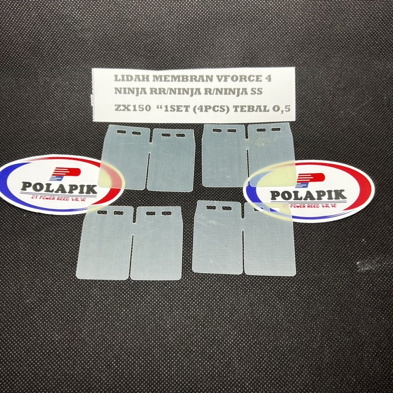 lidah membran vforce 4 ninja 2 tak,reed valve plate vforce 4 kawasaki  ninja RR SS R S ZX 150 kdx200