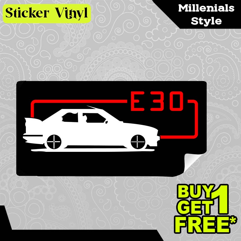 

Stiker Sticker BMW E30 Mobil Mewah Antik dan Klasik Desain Keren dan Kekinian Aesthetic Bahan Vinyl Satuan Anti Air