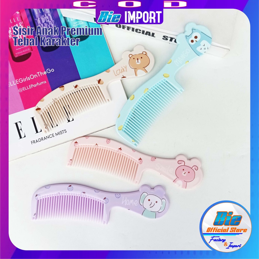 Sisir Anak Karkter Premium Impor Best Seller