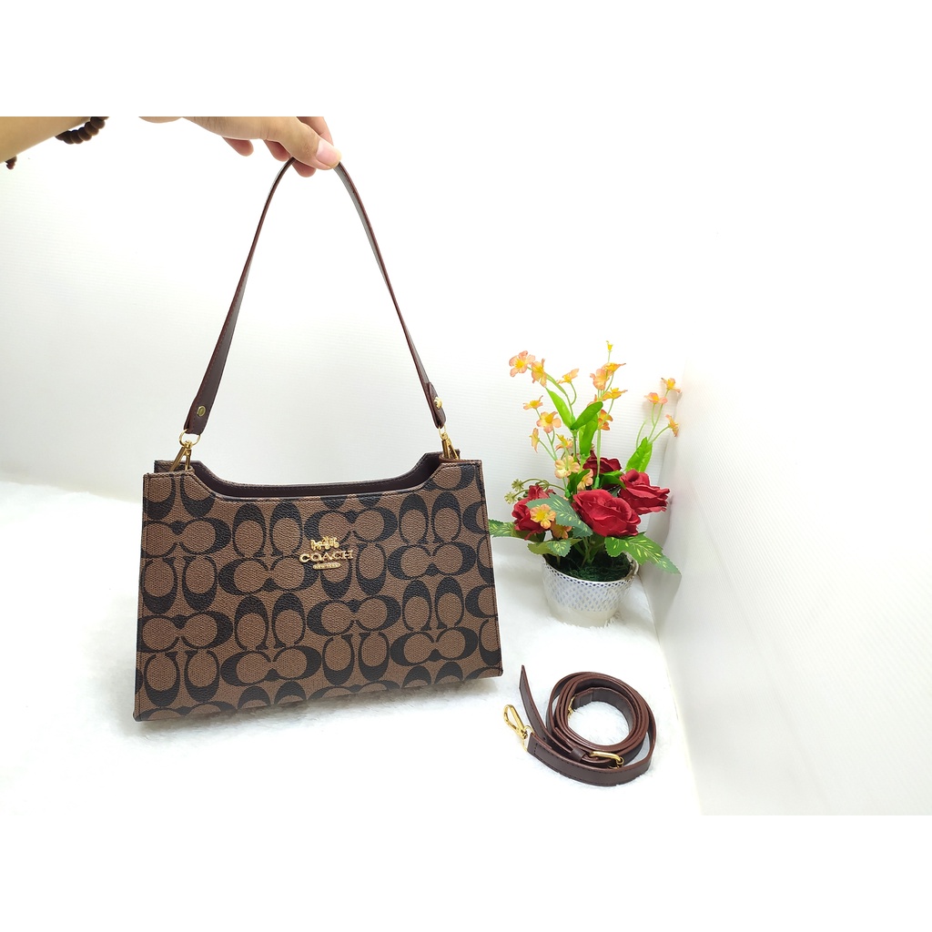 Tas slempang wanita Co*ach Zhafira/ Tas wanita Top Handle Bag semi premium