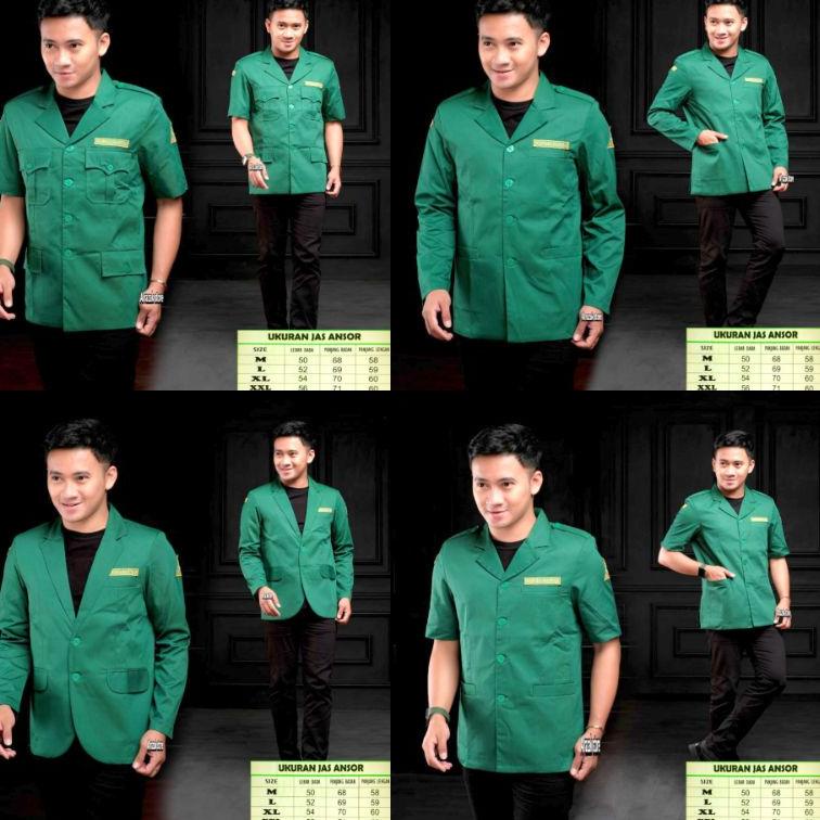 AHR9-3WG7H BAJU ANSOR JAS BAJU ANSOR PRIA JAS FORMAL JAS NU JAS IPNU JAS ANSOR PENDEK JASKO BATIK  J