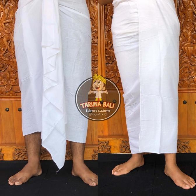 DISKON TERBATAS Kamen Rayon Putih Polos Lembaran PACKING AMAN