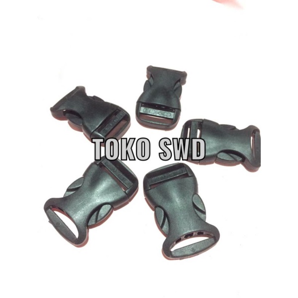 Buckle / Kunci Sodok GTX 3.8 cm Warna Hitam