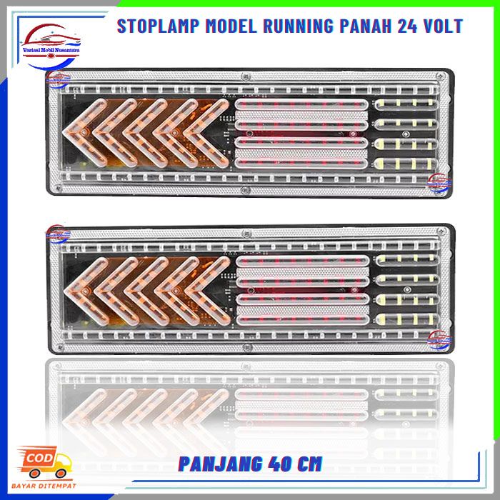 Lampu Stoplamp Stop Lamp Lampu Rem Sen Sen Led Running Belakang Mobil Canter Fuso Hino Truk Truck