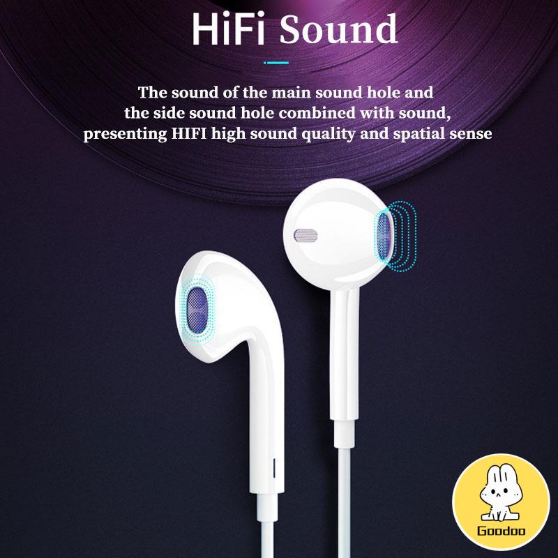 Earphone modis dengan kabel-SWilikon  kabel pengurangan kebisingan universal yang tahan lama -Doo