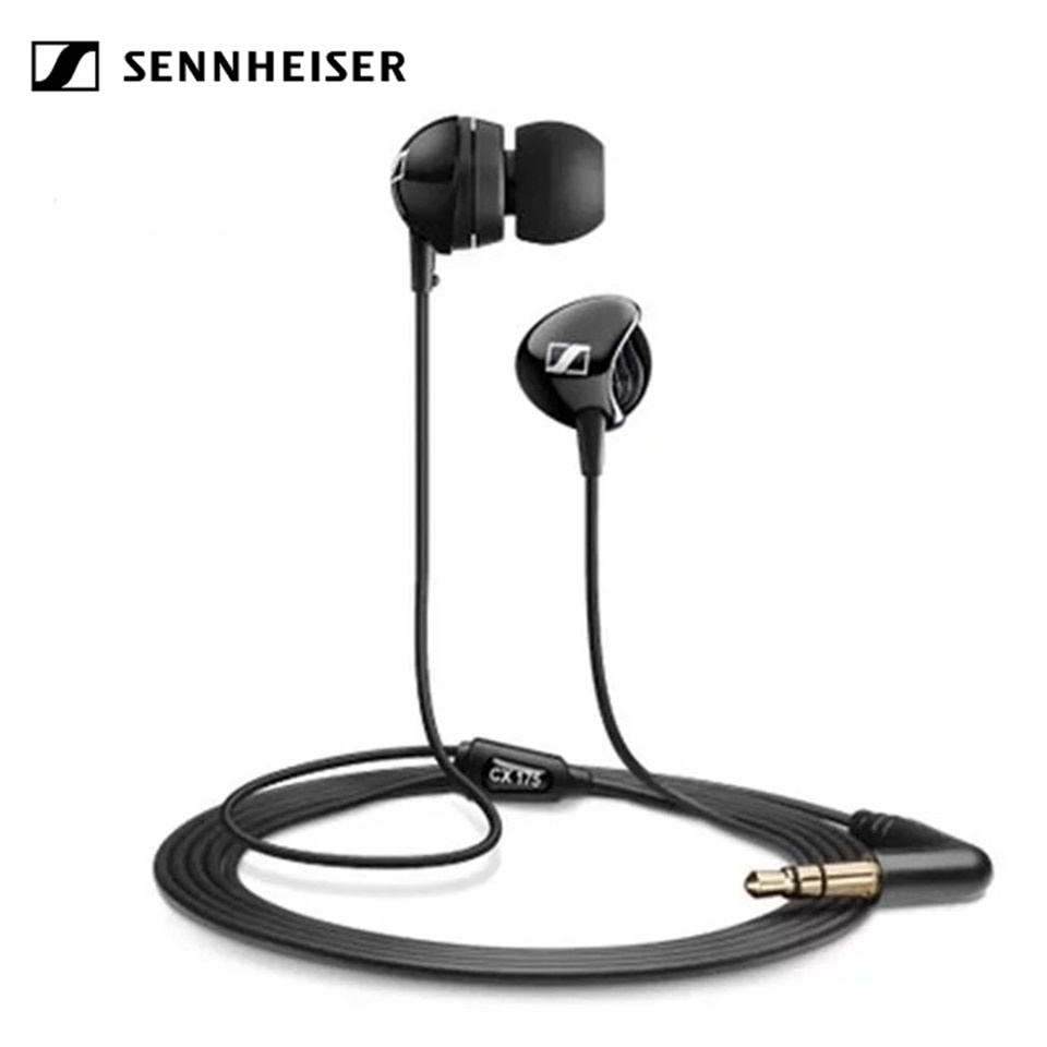 Sennheiser CX175 Headset Earphone Kabel HIFI Dengan Noise Reduction
