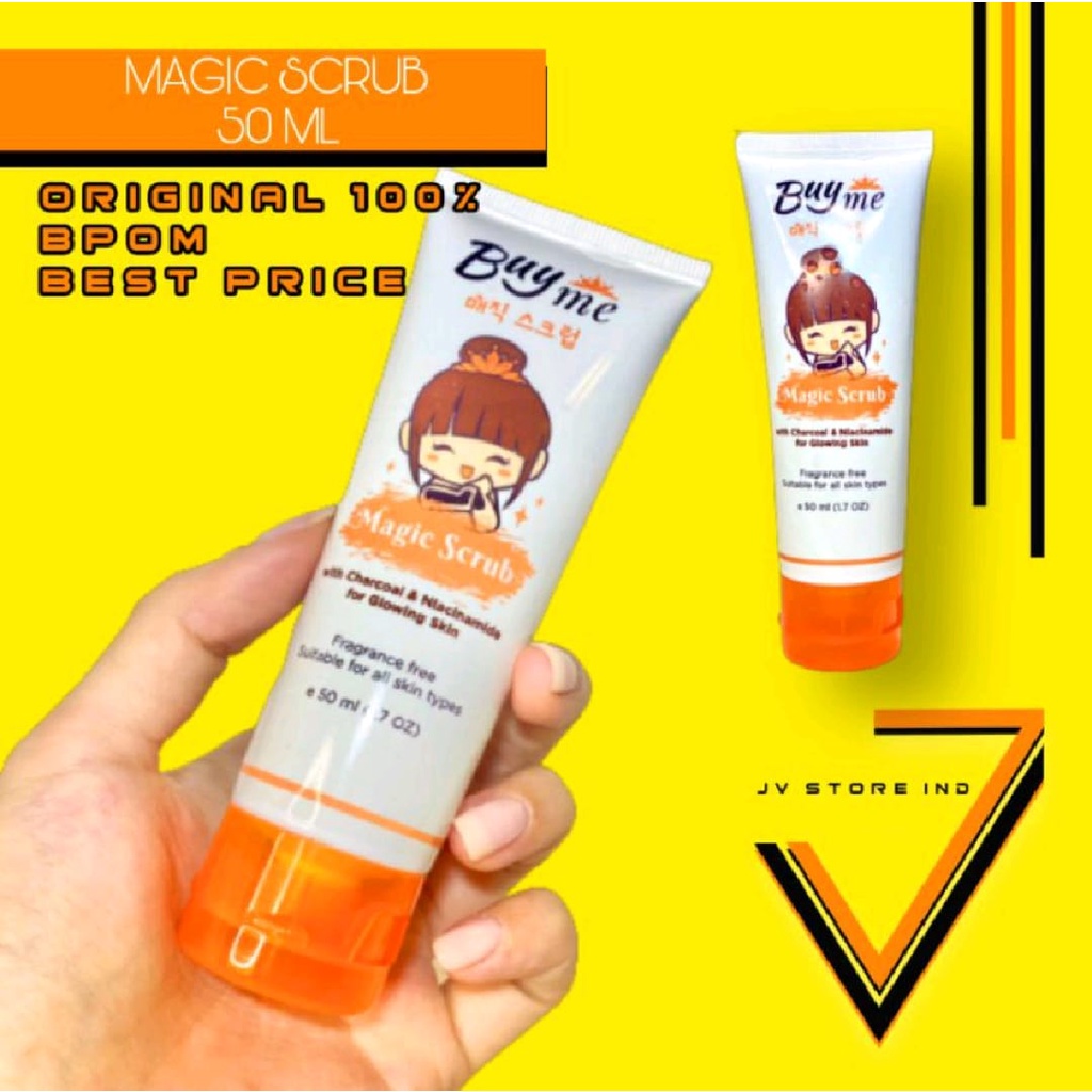 Buyme Magic Scrub Tube 50 ml BPOM